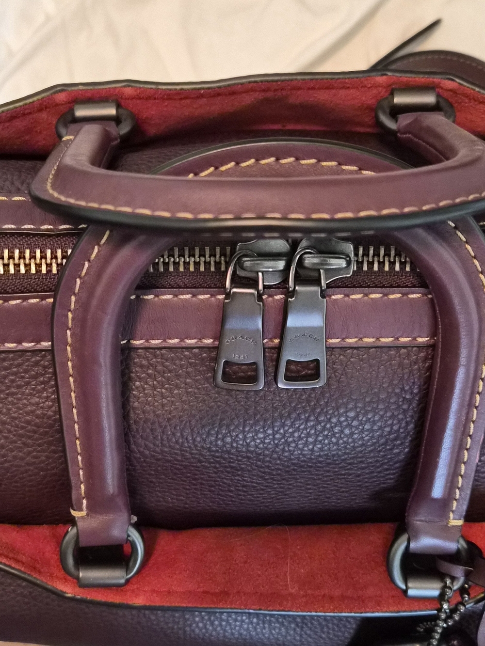 Coach Rogue Satchel 1941 Oxblood - Picture 11 of 12